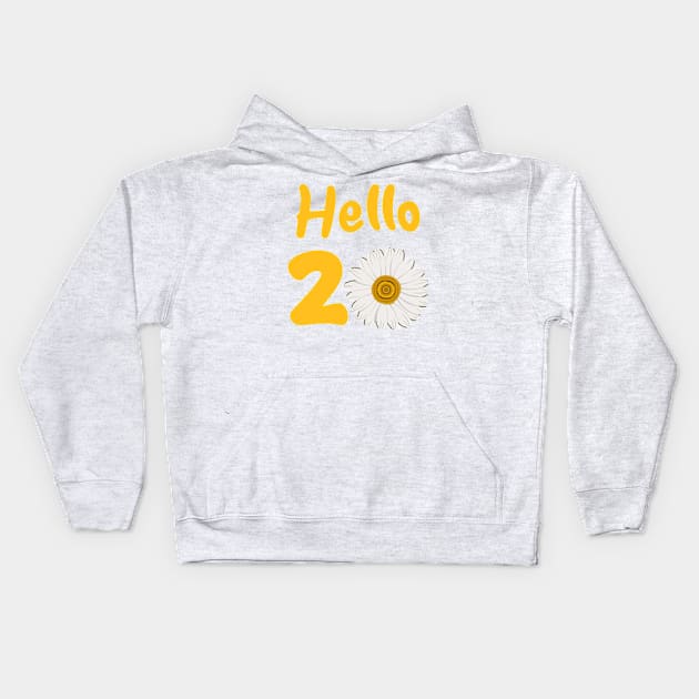 20th Birthday Kids Hoodie by Hsbetweenus